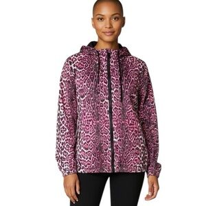 JUICY COUTURE SPORT Pink Leopard Print Jacket